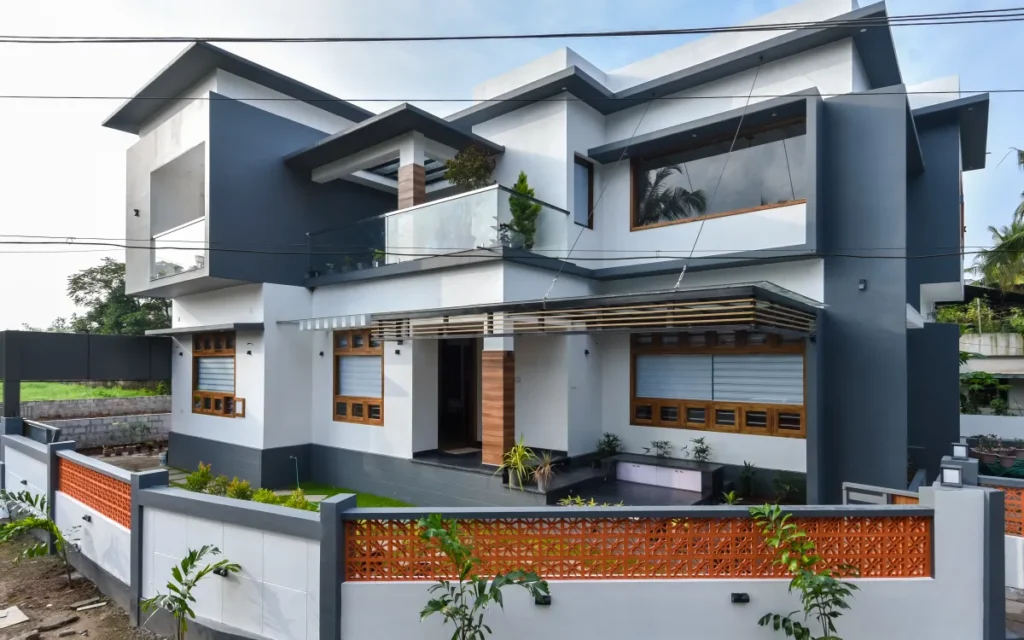 Contemporary two-storey residence in Patturaikkal, Thrissur designed by VB Infra