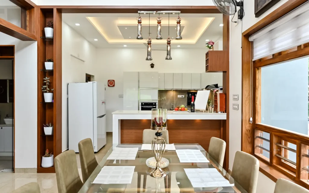 Modular kitchen and breakfast counter – Avanti Residence Thrissur